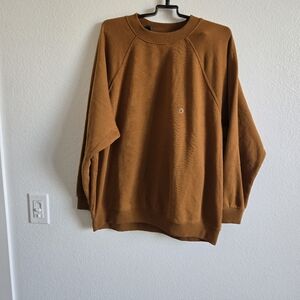 American Eagle Outfitters Women's Brown Crewneck Sweater
